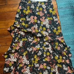 floral skirt